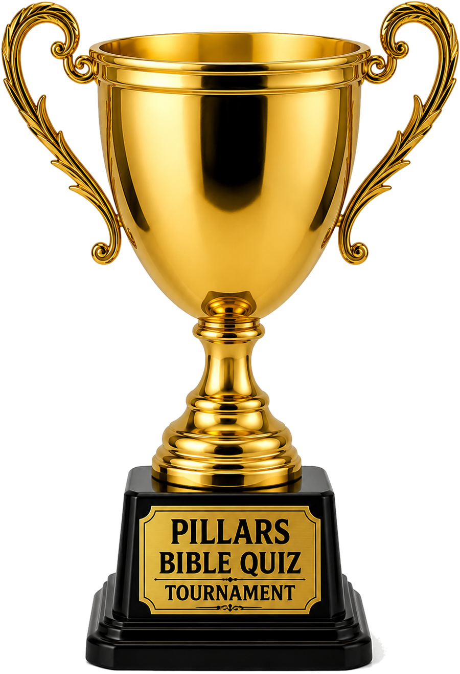 PILLARS Bible Quiz Tournament trophy